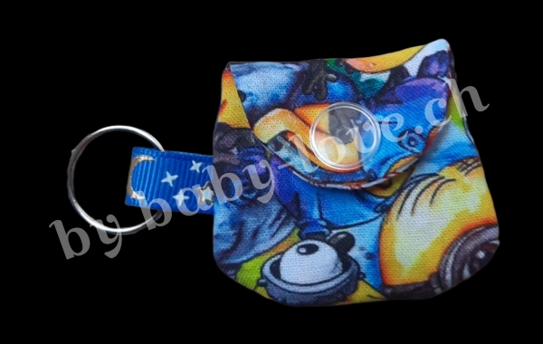 Chiptäschli Minions blau gross